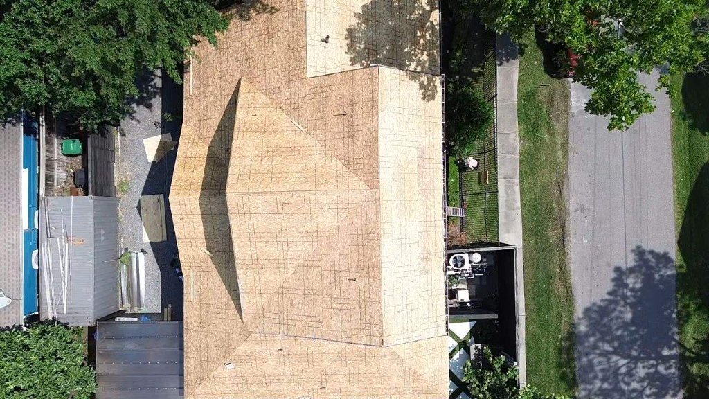 Residential Redeck by CS Roofing Concepts &mdash; Full redeck, new OSB sheathing
